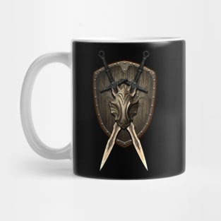 vikings sword and shield 1 Mug